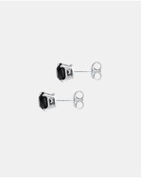 Kuzzoi - ICONIC EXCLUSIVE - Earrings Basic Geo Crystals 925 Sterling Silver