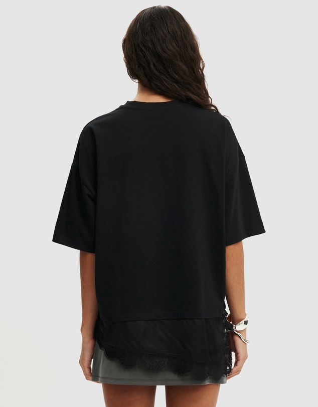 Cotton On - Satin Layered T-Shirt
