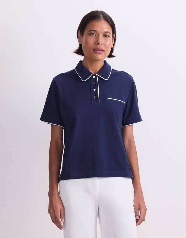 Sportscraft - Tara Tipped Pique Polo