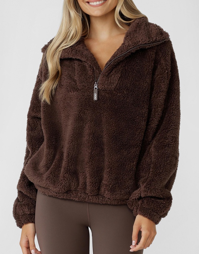 Lorna Jane - Everyday Teddy Quarter Zip Sweat