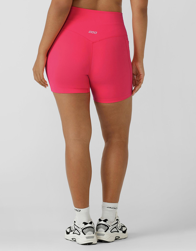 Lorna Jane - Hi-Fold No Ride 2 Phone Pocket 10cm Bike Shorts