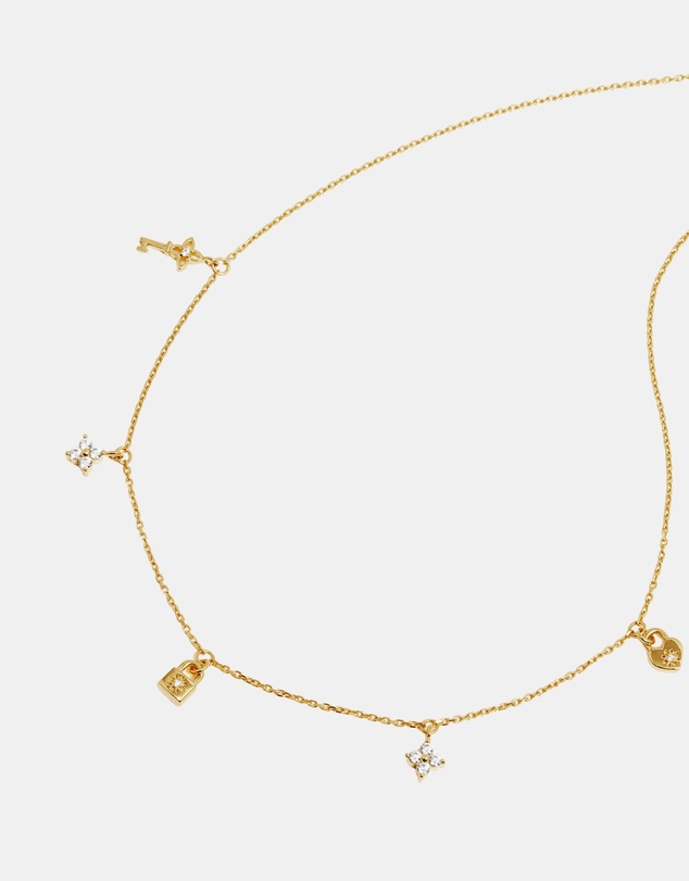 By Charlotte - Love Unlocked Charm Choker