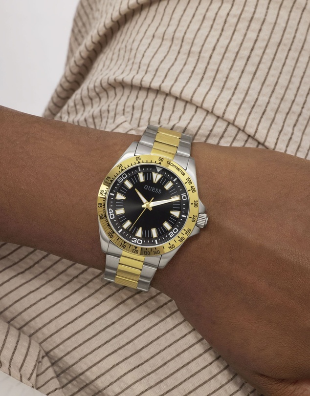 GUESS - GUESS Men's 2-Tone Analogue Watch
