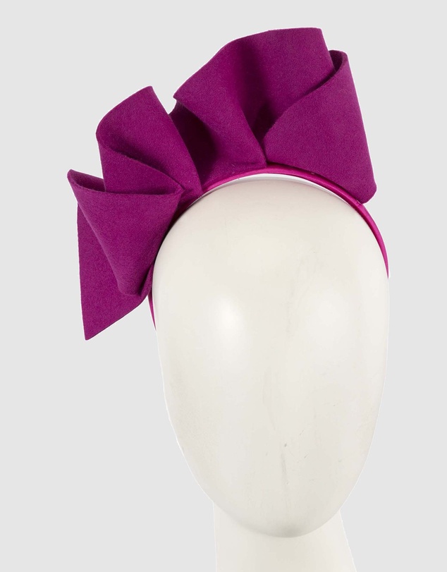 Max Alexander - Felt Winter Racing Fascinator