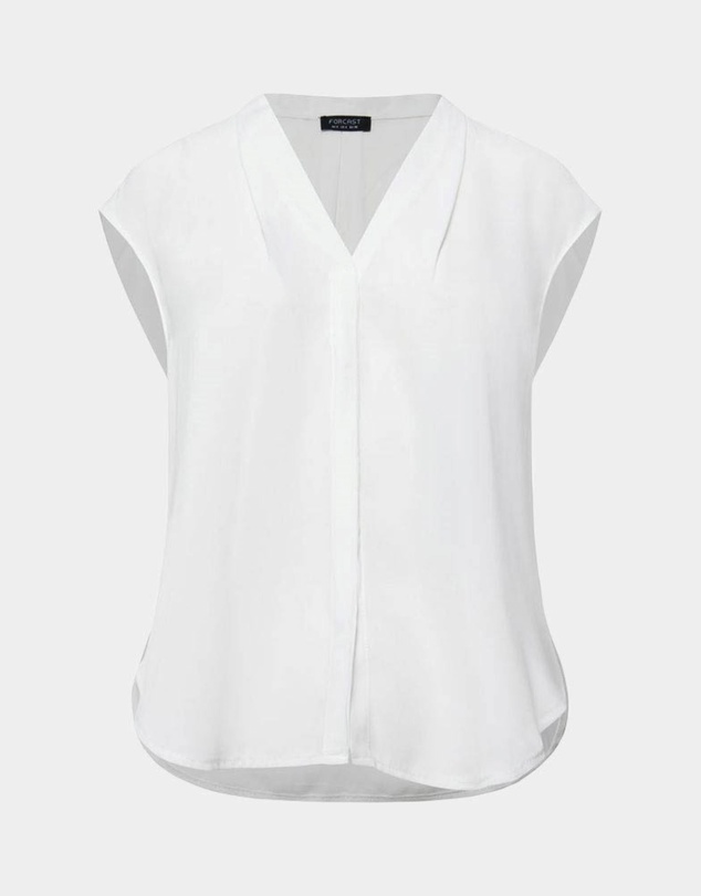 Forcast - Adelaide V-Neck Cap Sleeve Top