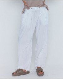 ALEXANDRA - Rem Pants White
