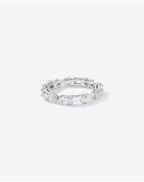 Michael Hill - Multi-Stone Cubic Zirconia Eternity Ring in Sterling Silver