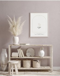 Olive et Oriel - Virgo Zodiac Art Print A3