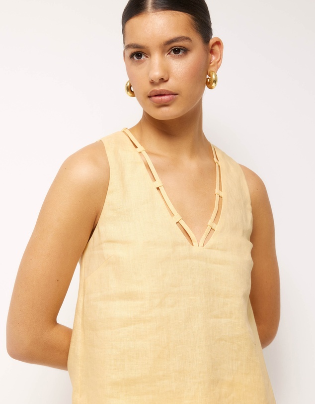 AERE - Noa Linen Top