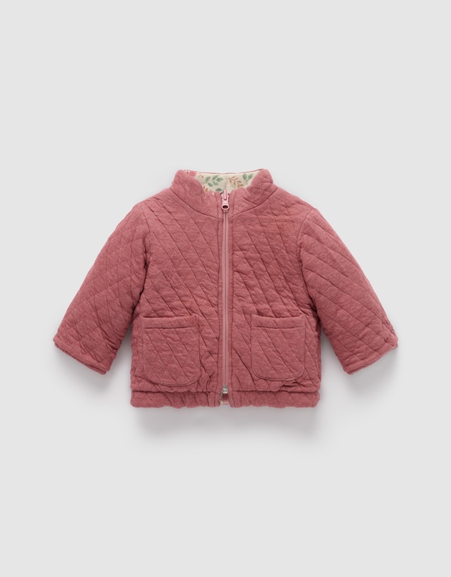 Purebaby - Reversible Quilted Jacket -Kids-Babies