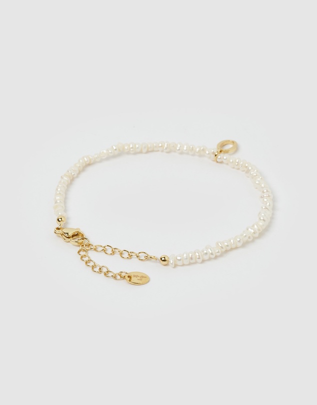 Miz Casa and Co - Pearl Letter O Bracelet
