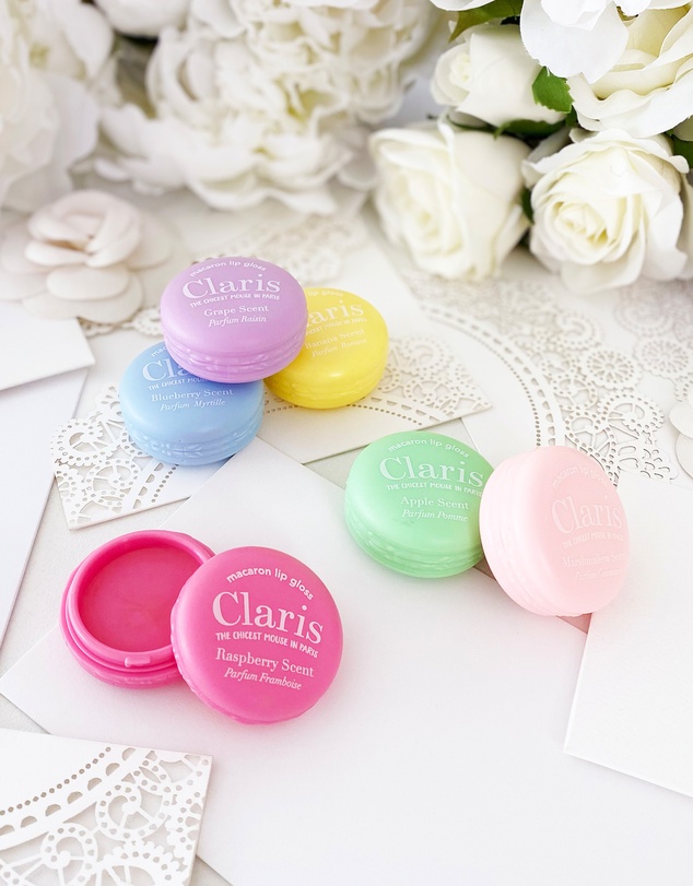 Claris The Chicest Mouse In Paris By Pink Poppy - Claris Macaron Lip Gloss Set