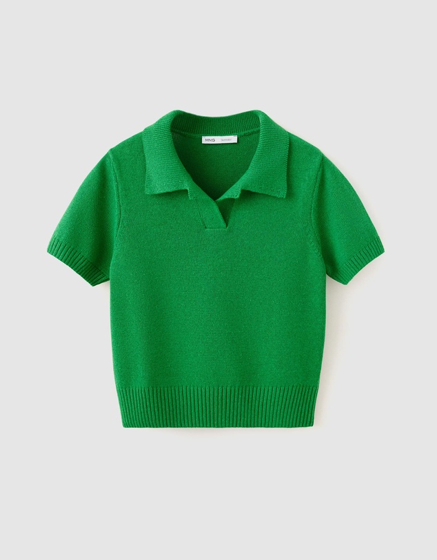 M.N.G - Knitted Polo-Neck Sweater