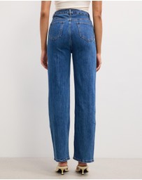 The Fated - Kaia High Waist Straight Jeans