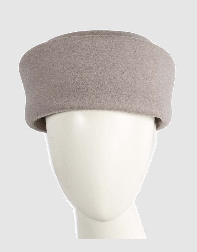 Max Alexander - Felt Grey Pillbox Hat