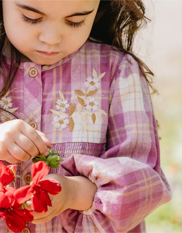 Fox & Finch - Tutu Tigers Check Dress 3-7 Yrs