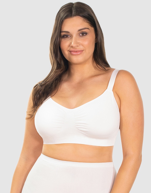 B Free Intimate Apparel - Wire-free Bamboo Padded Bra (B-C-D-DD-E-F-G-H) Cup