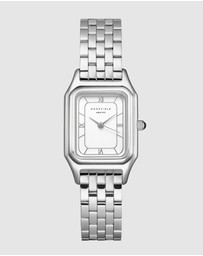 Rosefield - Ivy White Silver-Tone Bracelet Watch