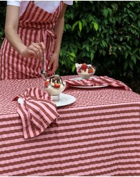 Mosey Me - Sundae Seersucker Tablecloth