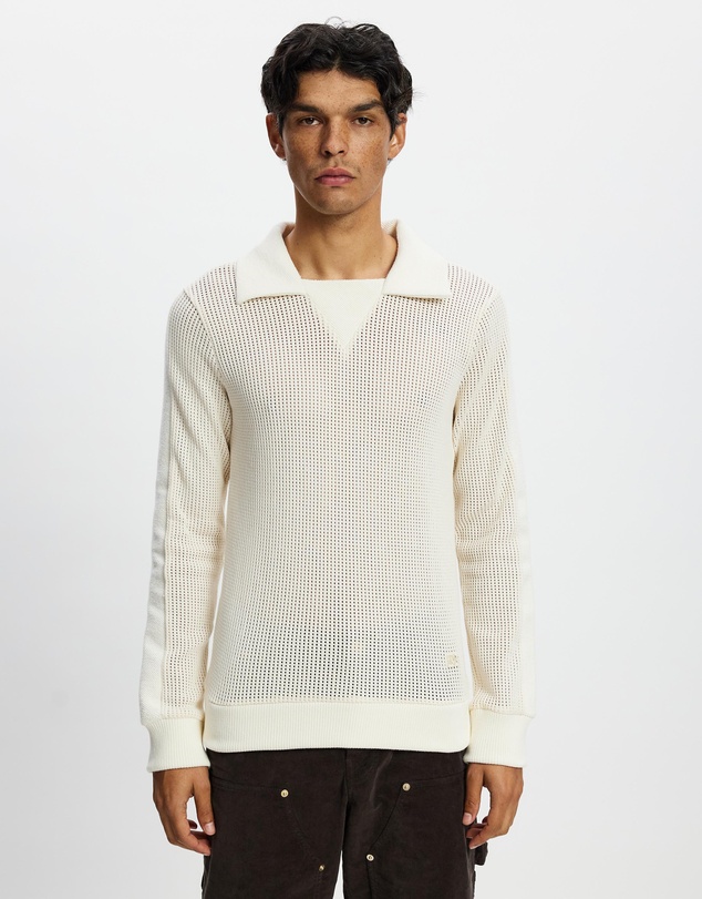 Wales Bonner - Cotton Mesh Jersey Song Jersey Top