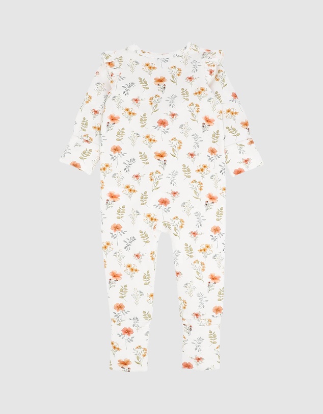 Bebe by Minihaha - Gemma Organic LS Zipsuit - Babies