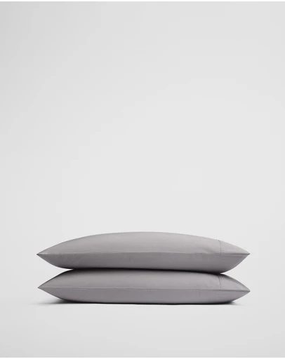 Country Road - Heron Grown Cotton Standard Pillowcase Pair