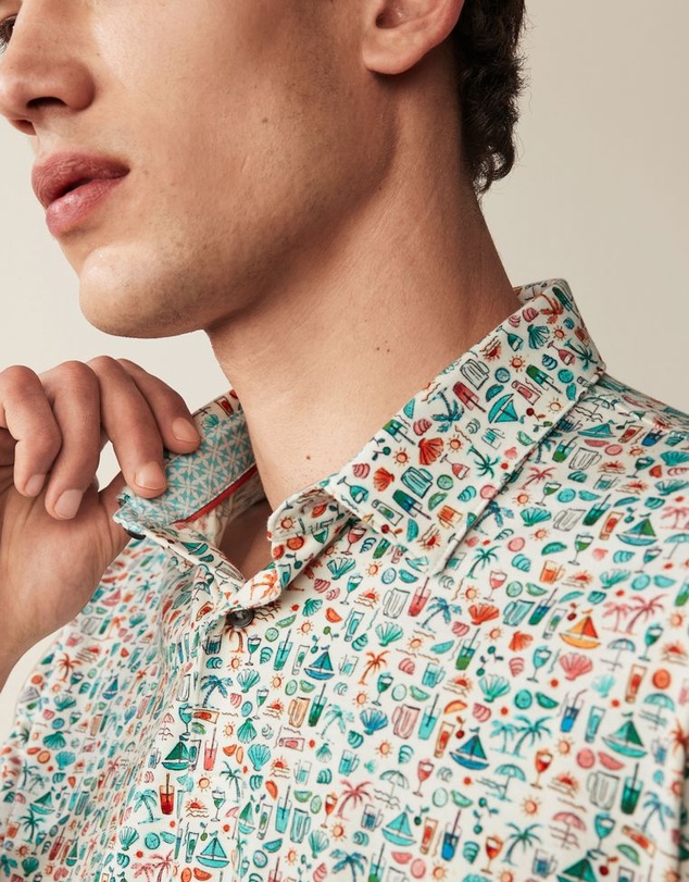 NEXT - Print Polo Shirt