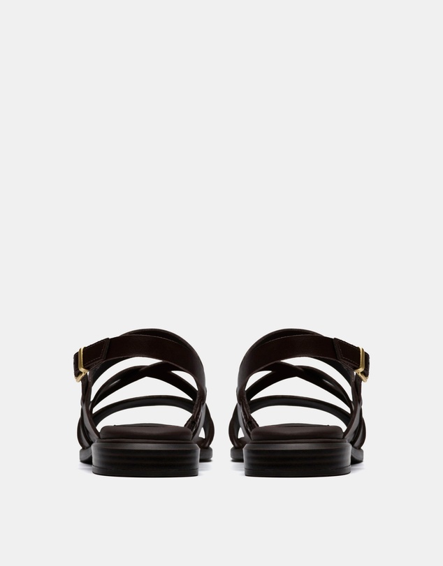 Clarks - Ariany Strap Dark Brown