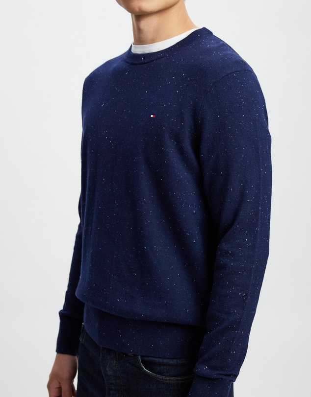 Tommy Hilfiger - Pima Organic Cotton Cashmere Crew Neck Jumper