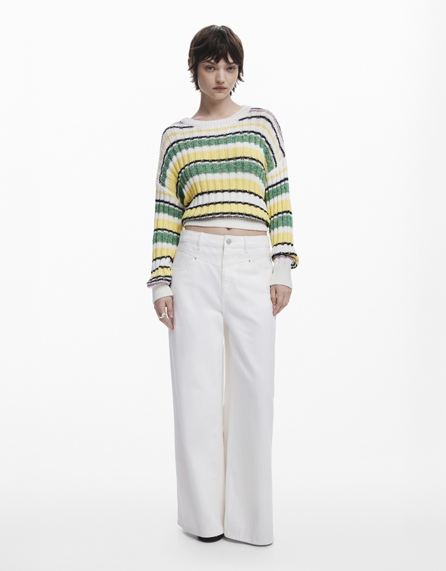 Desigual - Striped color sweater