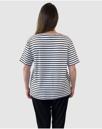 Love Your Wardrobe - Cassie Stripe Tee