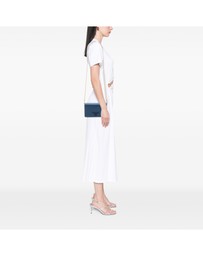 Pre-Loved by Azura Reborn - Pre-Loved Saffiano Lux Monochrome Wallet on Chain