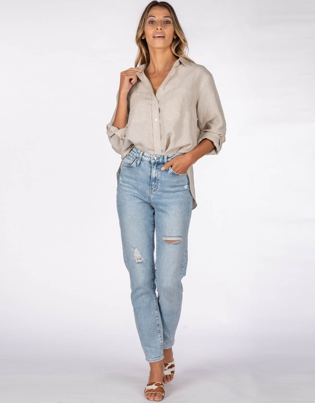 CAMIXA - Luna Oversize Linen Shirt