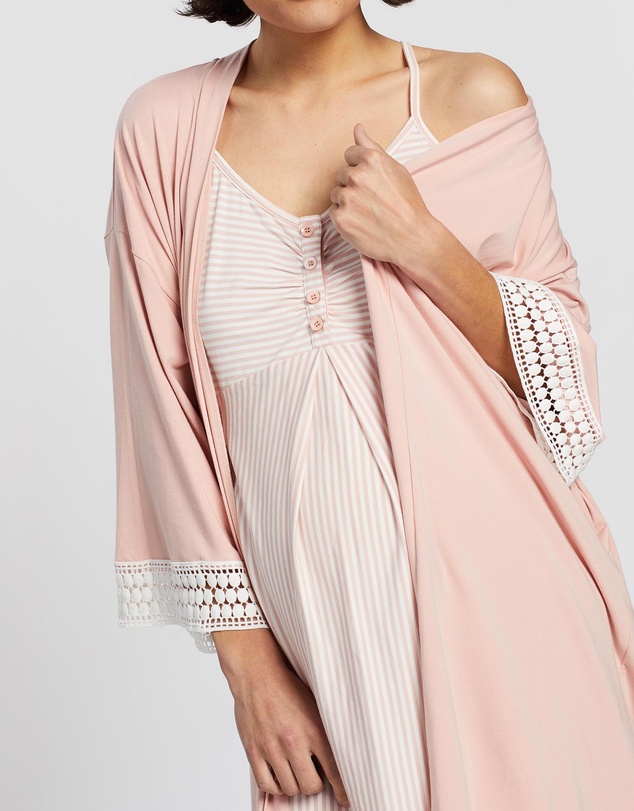 Angel Maternity - Maternity & Nursing Robe Set - Hospital Pack