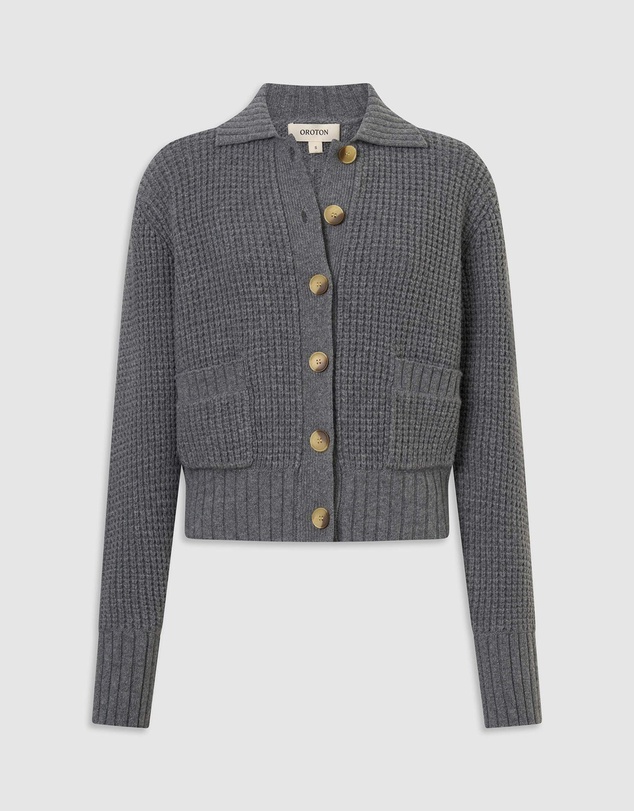 Oroton - Waffle Cardigan