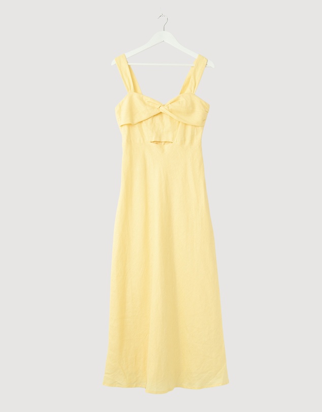 Revibe - Repaired Lover Neroli Twist Bust Midi Dress - AU 10