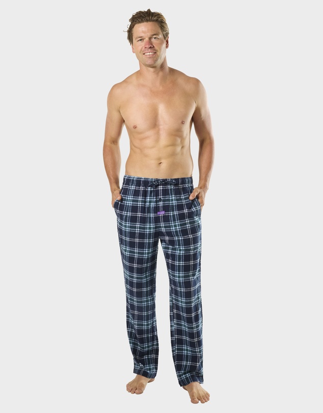 Mitch Dowd - Mens Hunter Flannel Pyjama Pant - Navy