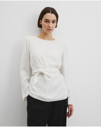 Country Road - Twist Long Sleeve Blouse