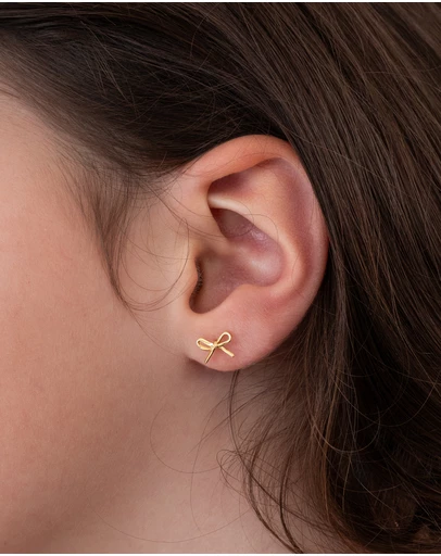 The Silver Collective - Children's Bow Earrings