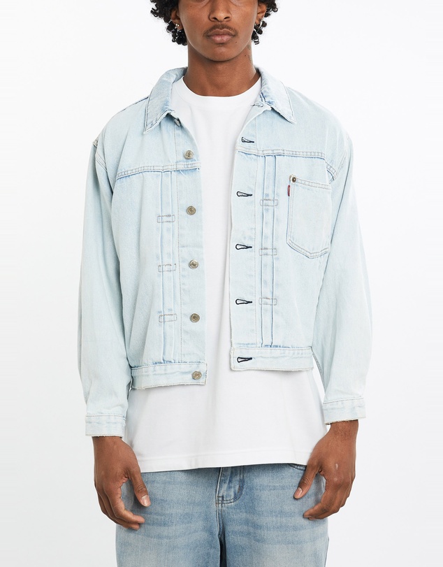 Vintage by The Real Deal - Pre Loved - Vintage 90s Levi's LVC 70647 'Type 1' Buckle Back Denim Jacket