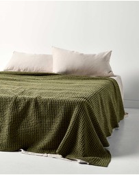 Aura Home - Waffle Bed Cover
