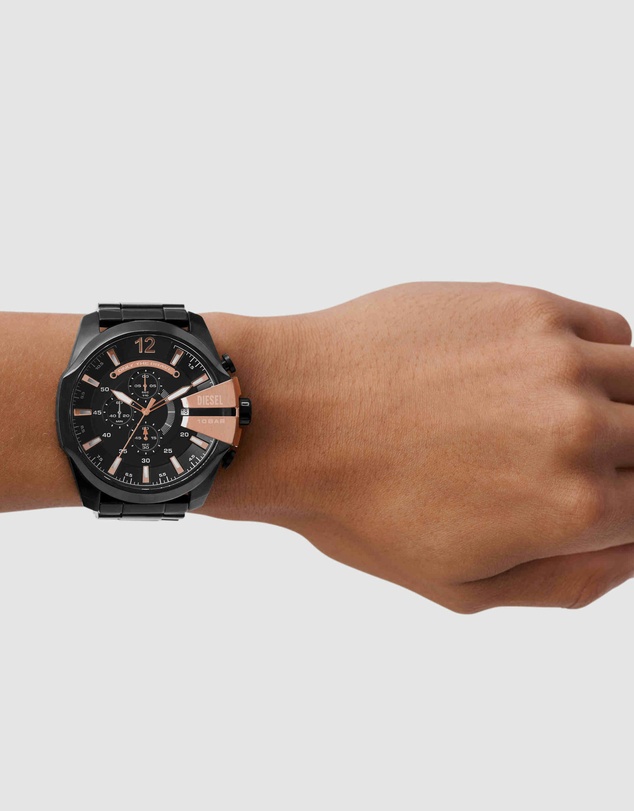 Diesel - Mega Chief Black Chronograph Watch DZ4309