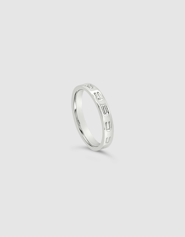 Ichu - Personalised Letter U Ring