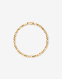 Michael Hill - Double Oval Curb Bracelet in 10kt Yellow Gold