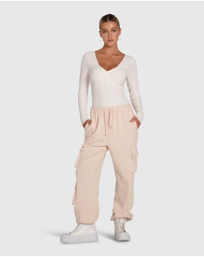 Belle & Bloom - Perfect Match Cargo Trackpants