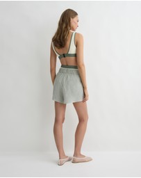 BONDI BORN - Hayden Bikini Top - Sage (Sculpteur®)