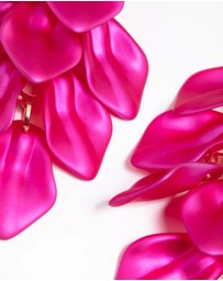 Lovisa - Fuchsia Petal Drop Earrings