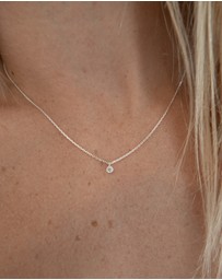 Luna Rae - Sterling Silver - Diamond Sky Necklace