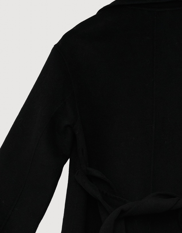 Revibe - Repaired AERE Chloe Double Faced Wool Blend Coat - AU 10