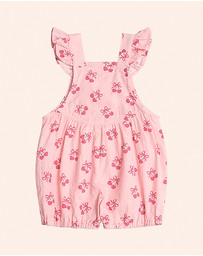Huxbaby - Cherry Pie Frilly Playsuit - Babies